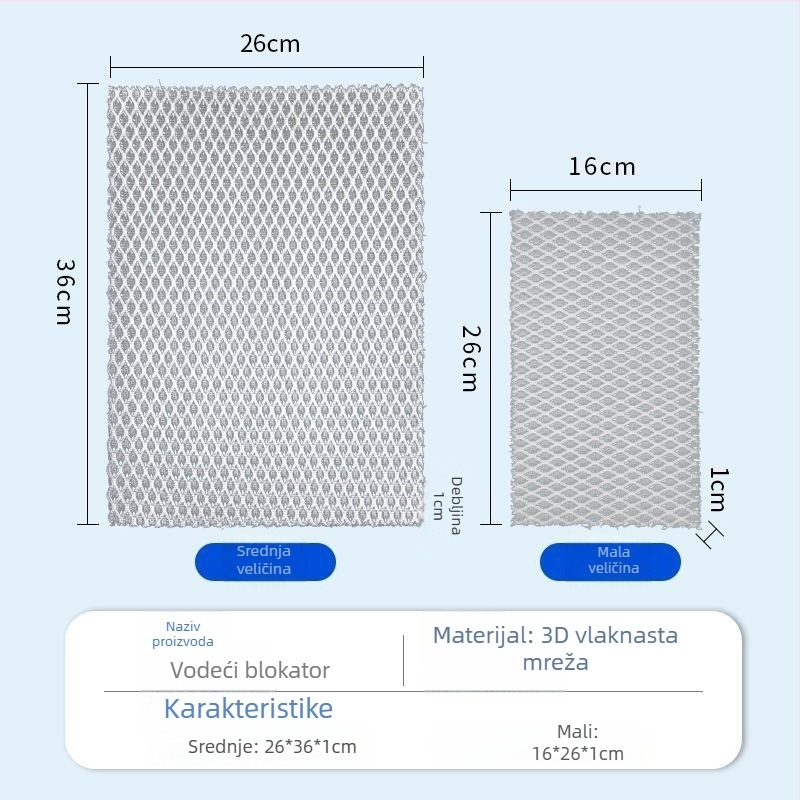 Akvarijski filter od vlakana za sprječavanje začepljenja (Materijal: Plastika; Kategorija: Filter vlakna; Težina: 100)