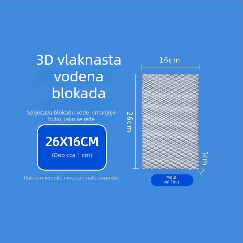 Akvarijski filter od vlakana za sprječavanje začepljenja (Materijal: Plastika; Kategorija: Filter vlakna; Težina: 100)