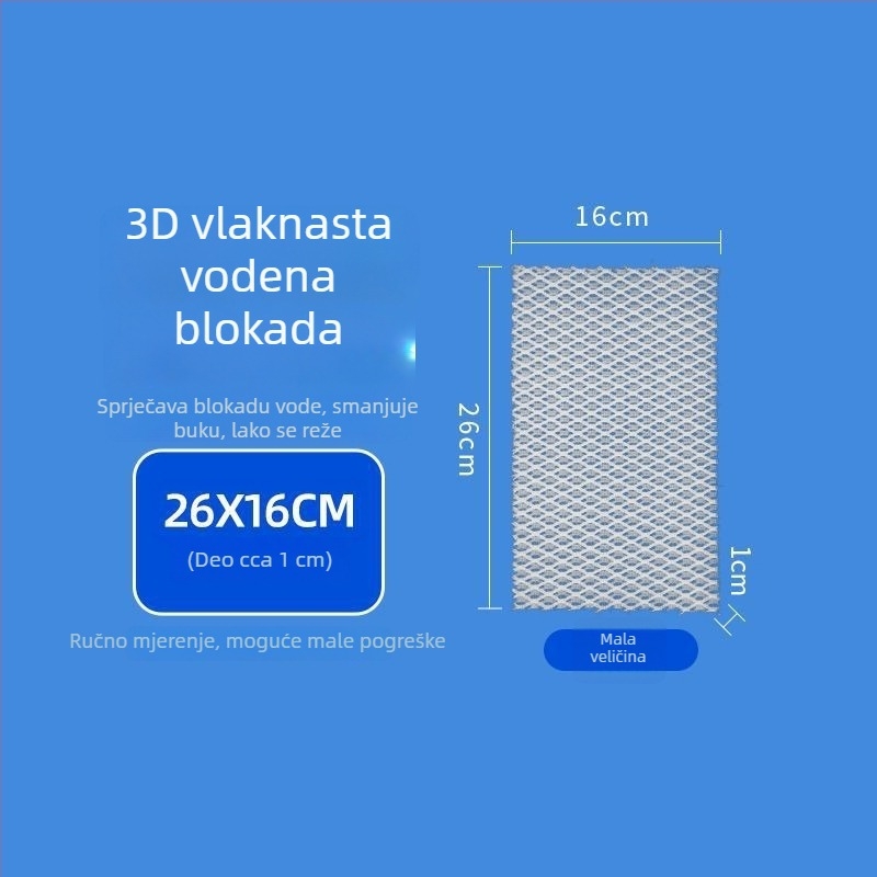 Akvarijski filter od vlakana za sprječavanje začepljenja (Materijal: Plastika; Kategorija: Filter vlakna; Težina: 100)