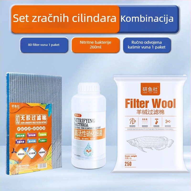 Akvarijska PP pamučna filter podloga – višeslojna, ne ometa protok vode, za kutiju za filtriranje, 1 komad