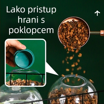 Automatska hranilica i zdjela za vodu za kućne ljubimce s prozirnom mjehurićem, viseći dizajn kaveza, velik kapacitet (Materijal: Plastika; Podrijetlo: Zhejiang; Set za automatsko hranjenje: Da; Pakiranje: 36 kom.; Kategorija: Posuđe za kućne ljubimce)
