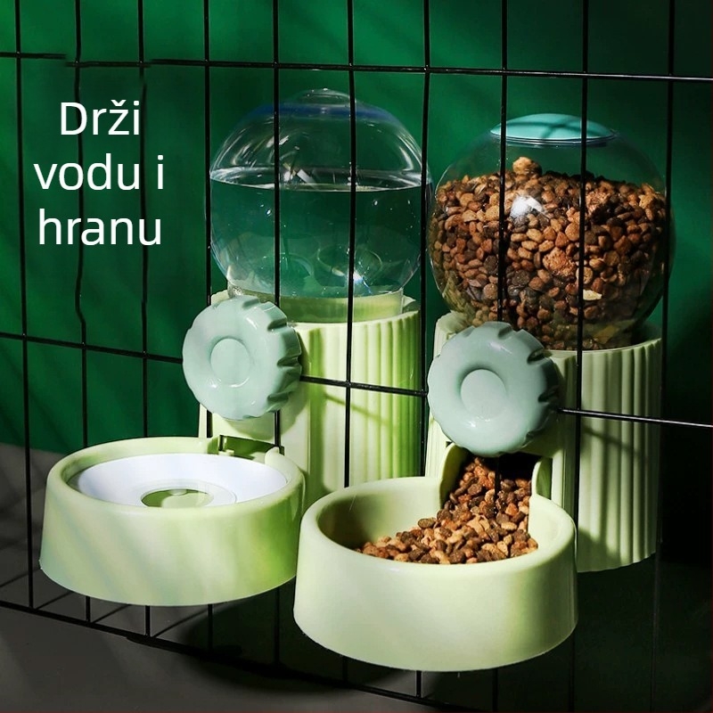 Automatska hranilica i zdjela za vodu za kućne ljubimce s prozirnom mjehurićem, viseći dizajn kaveza, velik kapacitet (Materijal: Plastika; Podrijetlo: Zhejiang; Set za automatsko hranjenje: Da; Pakiranje: 36 kom.; Kategorija: Posuđe za kućne ljubimce)