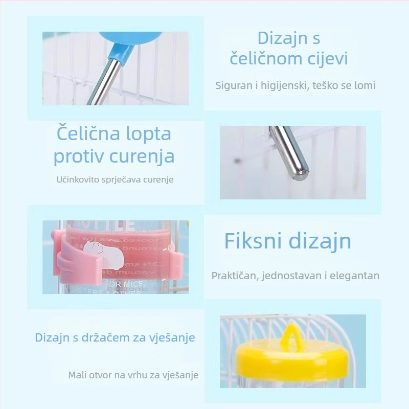 Plastična boca za vodu za mala kućna ljubimca — Hangge, nije uvezeno, pogodna za akvarije