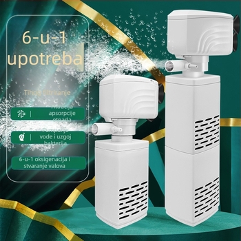 Tri-u-jedno filtar pumpa za akvarij – tiha cirkulacija, plastično kućište, težina 0.2–1 kg