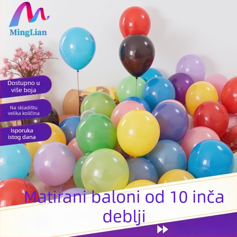 Sea of beauty lateksne okrugle baloni s logom Can, težina 2.2 g, pogodni za vjenčanja i dječje rođendane