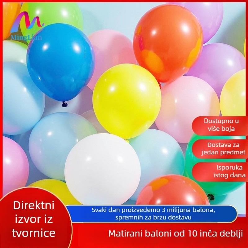 Sea of beauty lateksne okrugle baloni s logom Can, težina 2.2 g, pogodni za vjenčanja i dječje rođendane