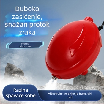 Naichong DC napajana pumpa za oksigeniranje akvarija s podešavanjem protoka zraka i dubinskim oksigeniranjem.