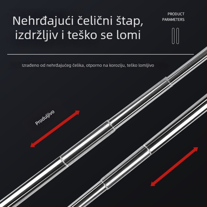 Nehrđajući čelični teleskopski mrežica za akvarij, ručno izrađena, 50 g, Oprema za akvarij