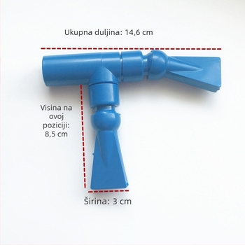 Akvarijska mlaznica s dizajnom duckbill, universalna kompatibilnost, 360° prozirni izlaz vode