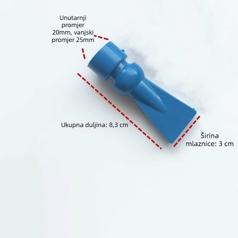 Akvarijska mlaznica s dizajnom duckbill, universalna kompatibilnost, 360° prozirni izlaz vode
