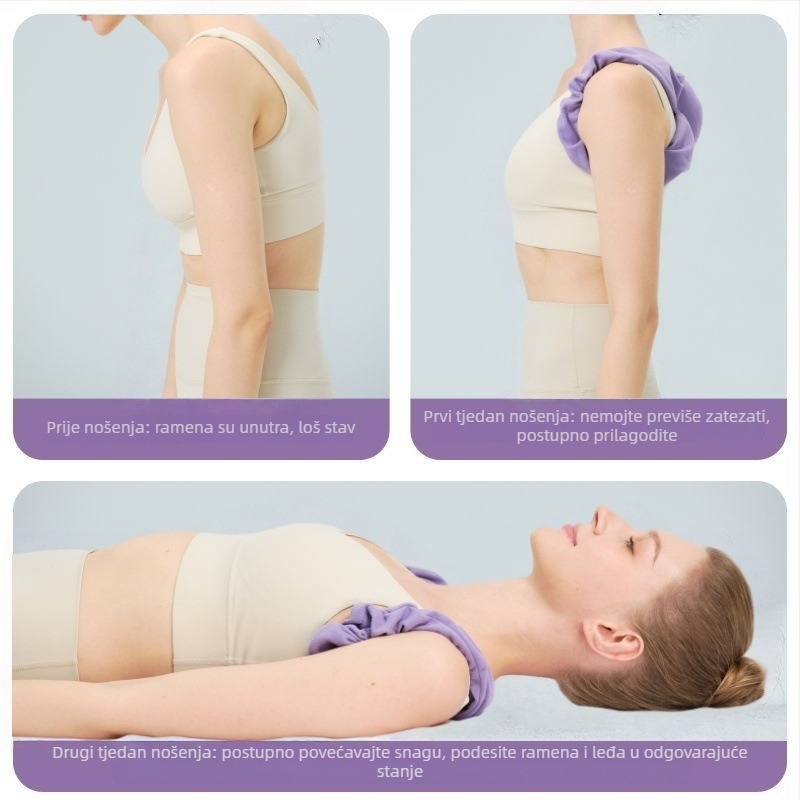 Shimili WGK Pojas za korekciju posture tijekom sna za žene – ramena usmjerena prema unutra uz otvorene naramenice, Izdanje na tržište 2025-09-13, Certificirano izvješćem o ispitivanju