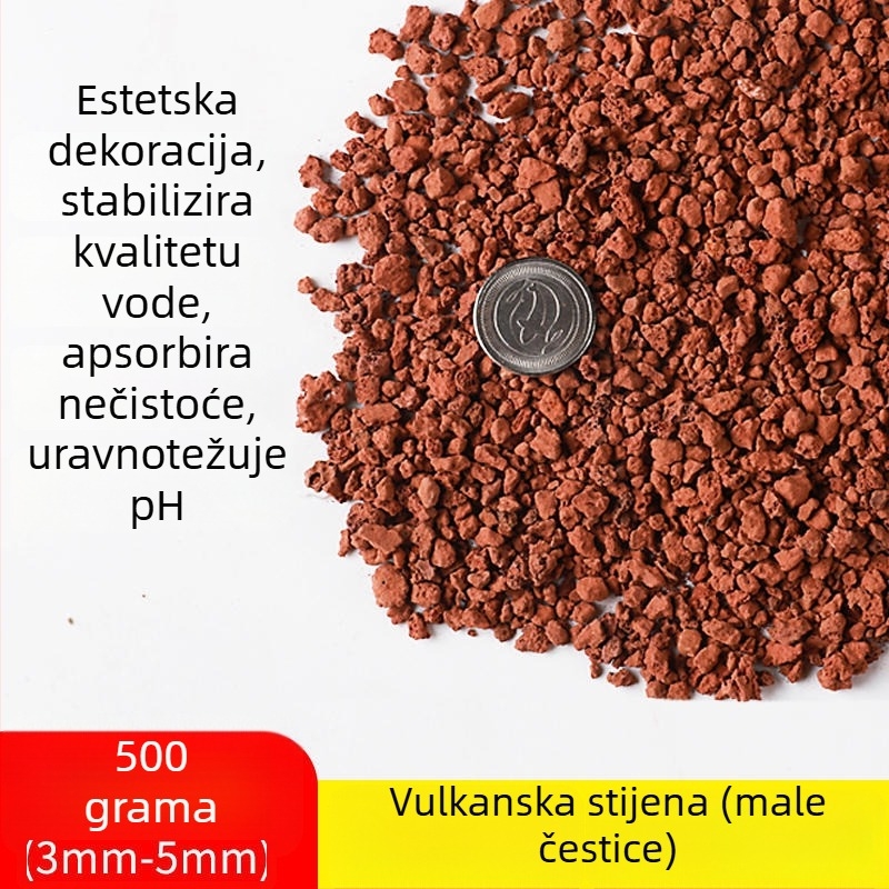 Materijal za filtriranje akvarija – Sedam u jednom filtriranje s keramnim prstenom, biokemijskim kuglicama, maifan kamenjem, vulkanskim kamenom; 0,5 kg; Marka Sensen; Za slatkovodne ribe