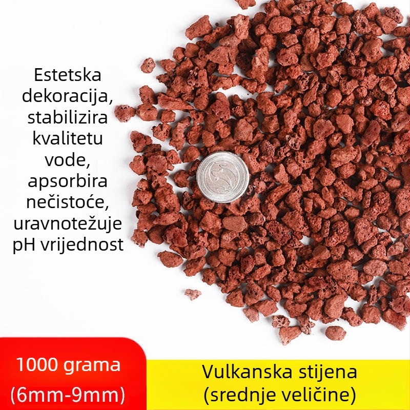 Materijal za filtriranje akvarija – Sedam u jednom filtriranje s keramnim prstenom, biokemijskim kuglicama, maifan kamenjem, vulkanskim kamenom; 0,5 kg; Marka Sensen; Za slatkovodne ribe
