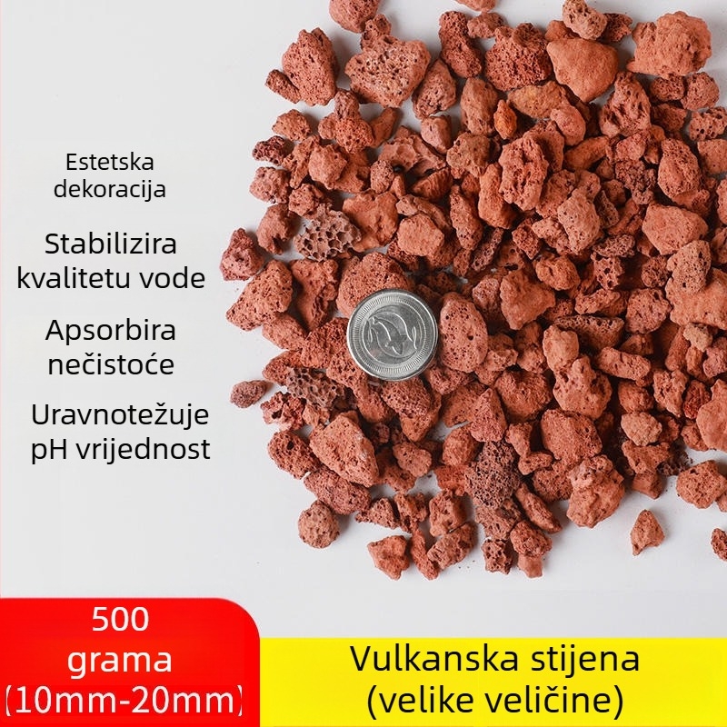 Materijal za filtriranje akvarija – Sedam u jednom filtriranje s keramnim prstenom, biokemijskim kuglicama, maifan kamenjem, vulkanskim kamenom; 0,5 kg; Marka Sensen; Za slatkovodne ribe