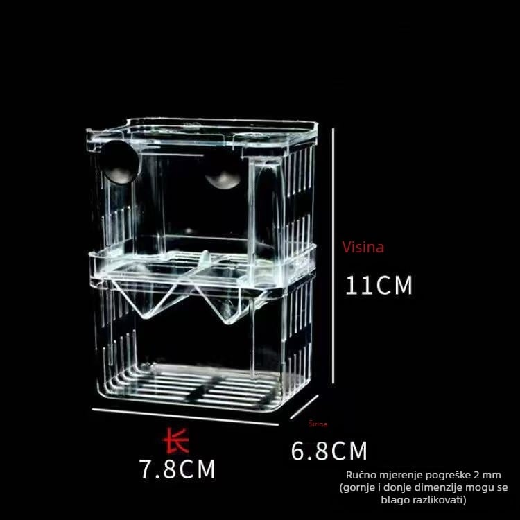 Plastična inkubacijska kutija za izleganje, izolirana