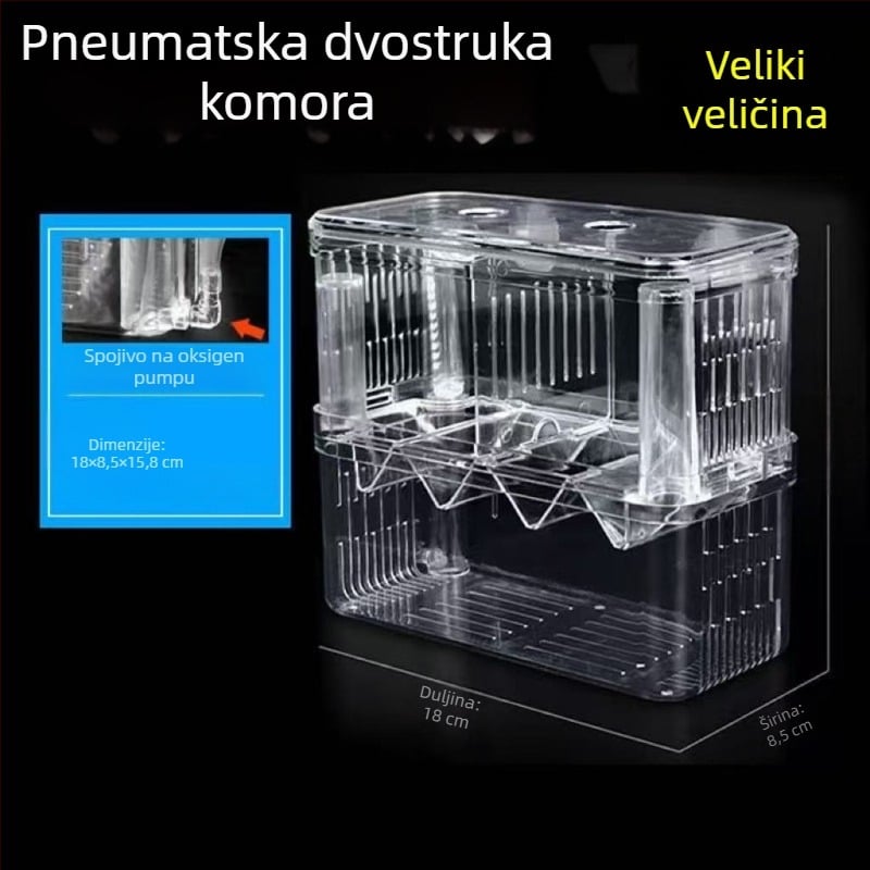 Plastična inkubacijska kutija za izleganje, izolirana