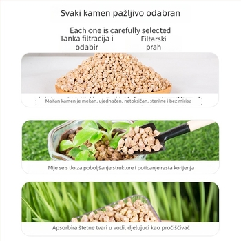 Maifan kamen granule za filtraciju i miješanje tla, podloga za postavljanje i uređenje okoliša