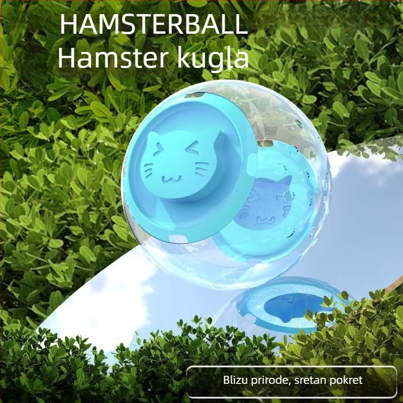 Hamster lopta za trčanje i kotač – plastika, podrijetlo Zhejiang, pakiranje 40 komada, težina 0,2 kg