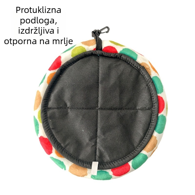 Toplo gnijezdo podmetač za male kućne ljubimce — materijal: platno, četiri sezone, pogodno za hamster, težina 50 g