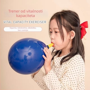 Balon za vježbanje disanja za starije osobe i djecu, lateks balon, okruglog oblika, s logom Can