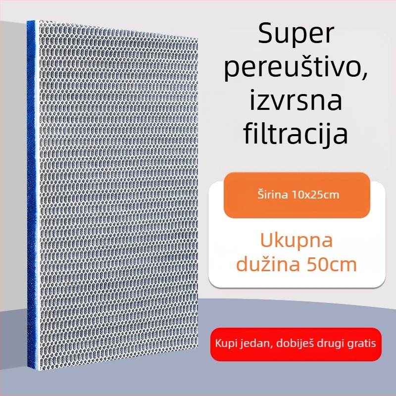 Filtracijsko pamuk za akvarij visoke gustoće čišćenja, zgusnuti filtrački materijal, biokemijsko filtriranje; materijal: Silk flower