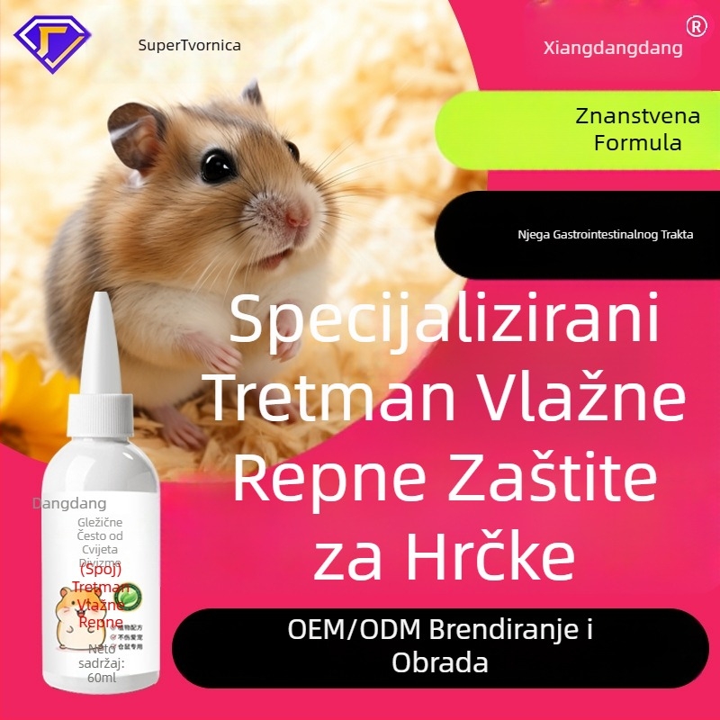 Tekući dodatak prehrani za Wet Tail kod hamstera – tekuća formula za letargične i zlatne hamstere; brend Enjoy it; ovlaštena privatna marka