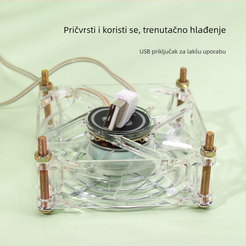 Ventilator za hlađenje kućnih ljubimaca | akrilna konstrukcija | mogućnost licencirane privatne oznake | potrepštine za kućne ljubimce