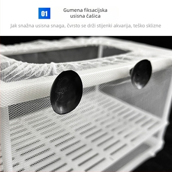 Plastična mreža za inkubaciju i izolaciju riba – GL stil, kategorija: inkubacija/izolacija, namijenjena izlijeganju mladih riba i Betta ribica