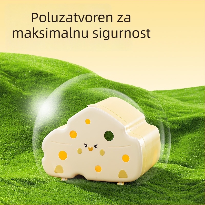 Hrčak kućica za sklonište sa vidljivim prozorom i preklopnim poklopcem za promatranje | ABS • Yee marka • Četiri godišnja doba • Za hrčka