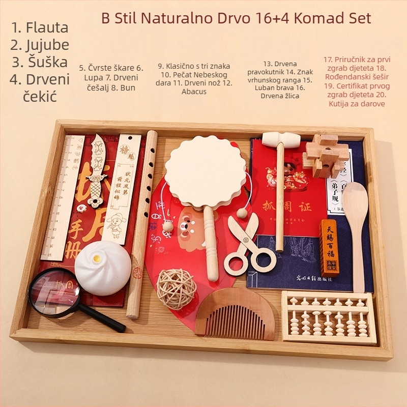 Blessings – Set rekvizita za prvi bebin rođendan, moderan kineski stil za uređenje prostora