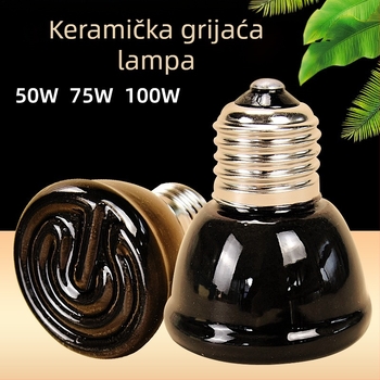 Keramička grijaća lampa za perad – konstantna temperatura, za kokoši i prepelice, inkubacija i zimsko grijanje