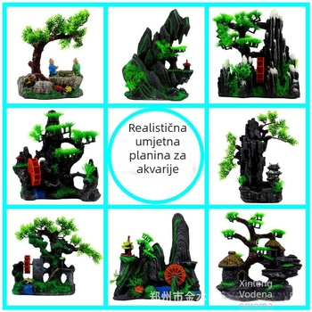Smolasti rockery ukras za akvarij – dekoracija akvarija (Materijal: Smola; Kategorija: Rockery; Namjena: Dekoracija akvarija)