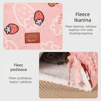 Gnijezdo za kućne ljubimce – topli flanelni tunel za spavanje, Mr. du