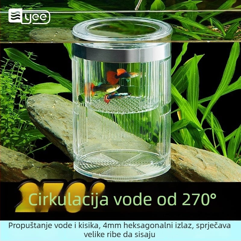 Inkubatorska kutija za guppy – akril, za izleganje malih riba, oprema za akvarij, marka Yee