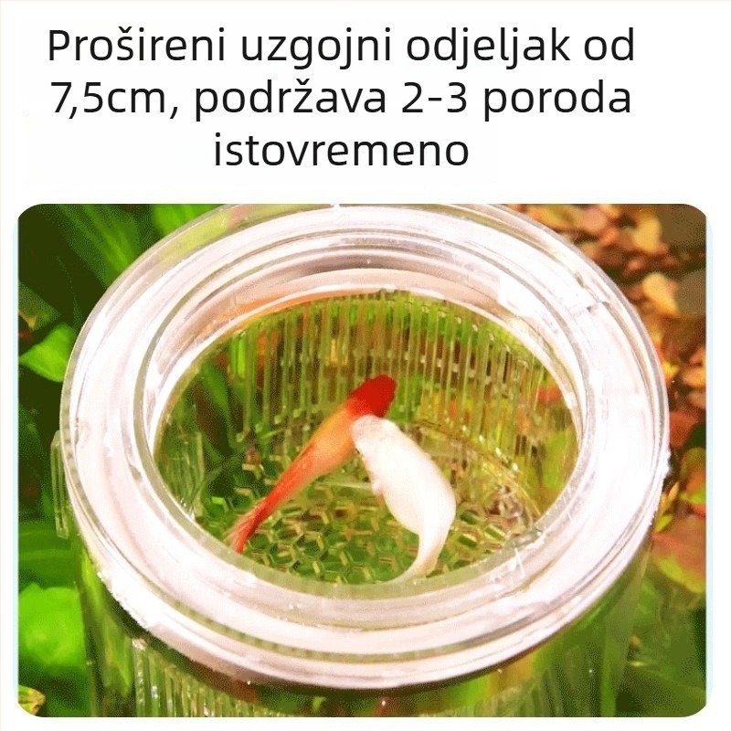 Inkubatorska kutija za guppy – akril, za izleganje malih riba, oprema za akvarij, marka Yee