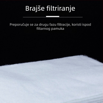 Biokemijski filter pamuk - Nai Chong visoko gusto filtracijsko sredstvo za slatkovodne i slane akvarije, kultura nitrificirajućih bakterija