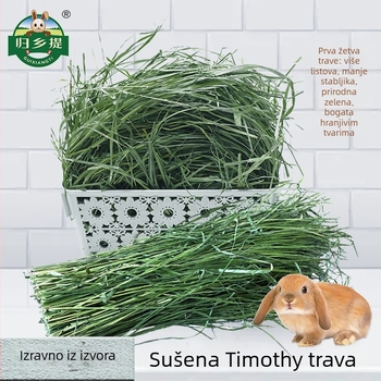 Suha Timothy trava za mala kućna ljubimca – višelistna Timothy trava, 500 g, Ziplock vrećica