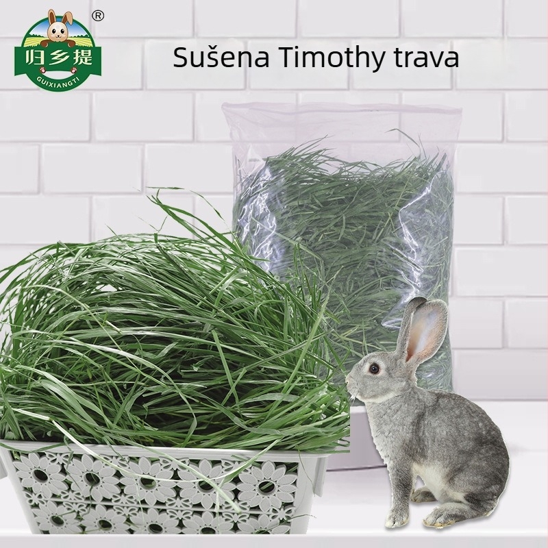Suha Timothy trava za mala kućna ljubimca – višelistna Timothy trava, 500 g, Ziplock vrećica