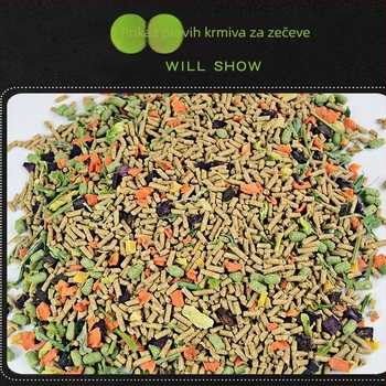 Suha hrana za zečeve i morčad — 800 g, Marka Running Around, Hrana za kućne ljubimce