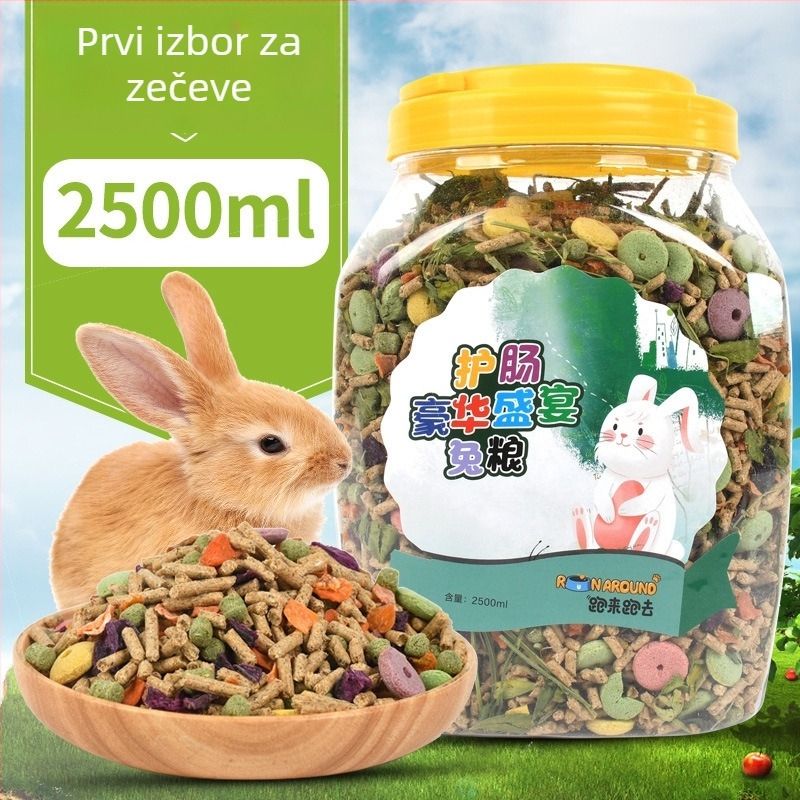 Suha hrana za zečeve – opće namjene; 800 g; brend Running around; šifra proizvoda Sl036