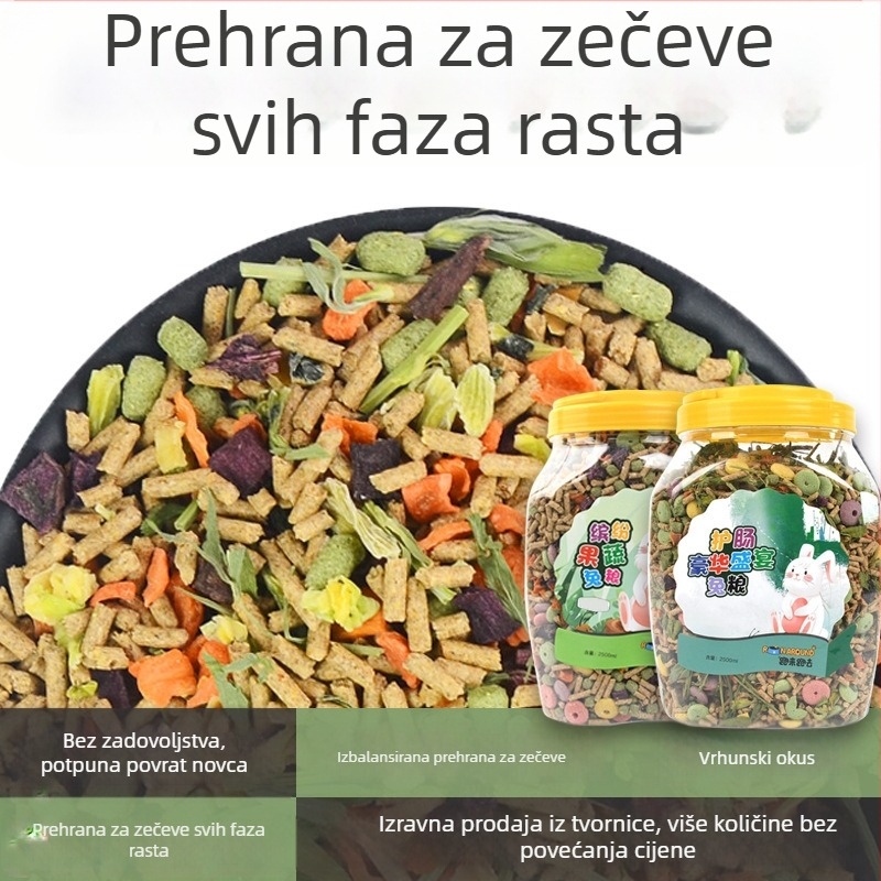 Suha hrana za zečeve – opće namjene; 800 g; brend Running around; šifra proizvoda Sl036