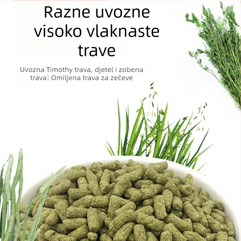 Suha hrana za odrasle zečeve — mrkva, borovnica i Timothy seno, Radish Valley, šifra 0034, 20 kom