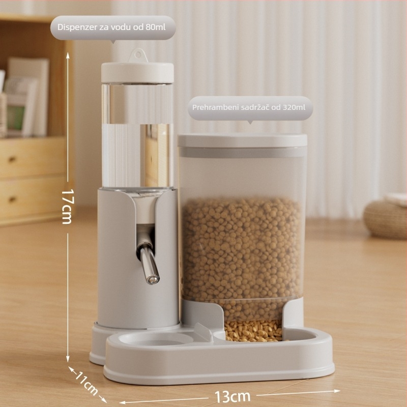 Hamster automatska posuda za vodu i hranjenje, 2-u-1 vodeni dispenzer, PP materijal, podrijetlo Zhejiang