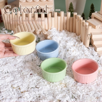 Porcelanski zdjelica za hranjenje hrčka (Materijal: Porcelan; Podrijetlo: Chaozhou, Guangdong; Marka: Shuo ni; Kategorija: Hrana za kućne ljubimce)