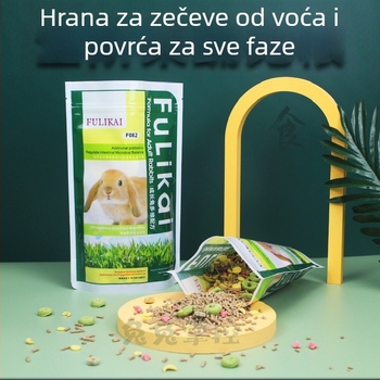 Suha hrana za zečeve i morčad – 500 g/1000 g, 70 pakiranja, za kućne ljubimce