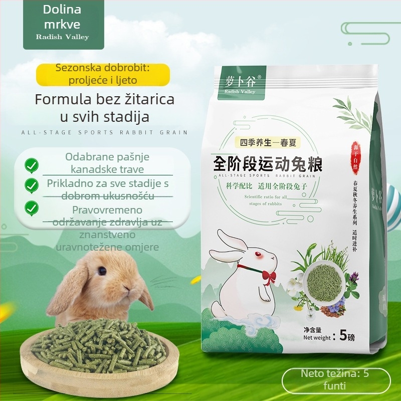 Carrot Valley suha hrana za zeca, 3 kg, paket od 10, hrana za kućne ljubimce