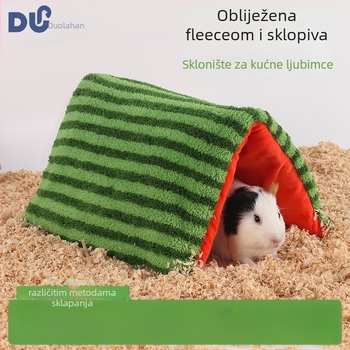 Platneno tunelsko gnijezdo za morčad s resicama — sklonište za mala kućna ljubimca, sklopivi šator, marka Me and it