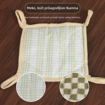 Drveni hamak za male kućne ljubimce, prilagodljiv