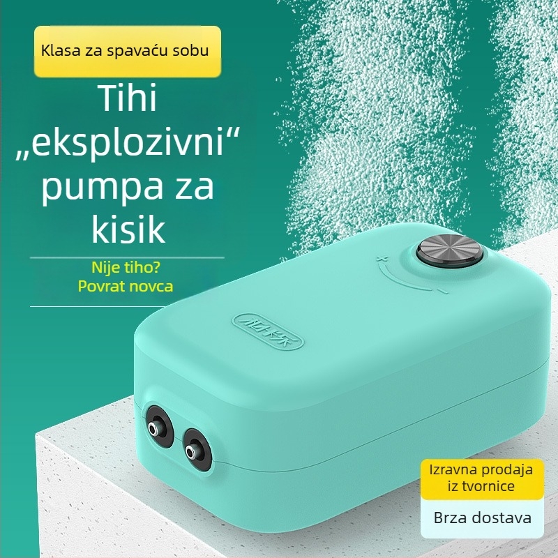 Akvarijska pumpa za kisik — tiho djelovanje, Marka Yinas, težina 176–706 g