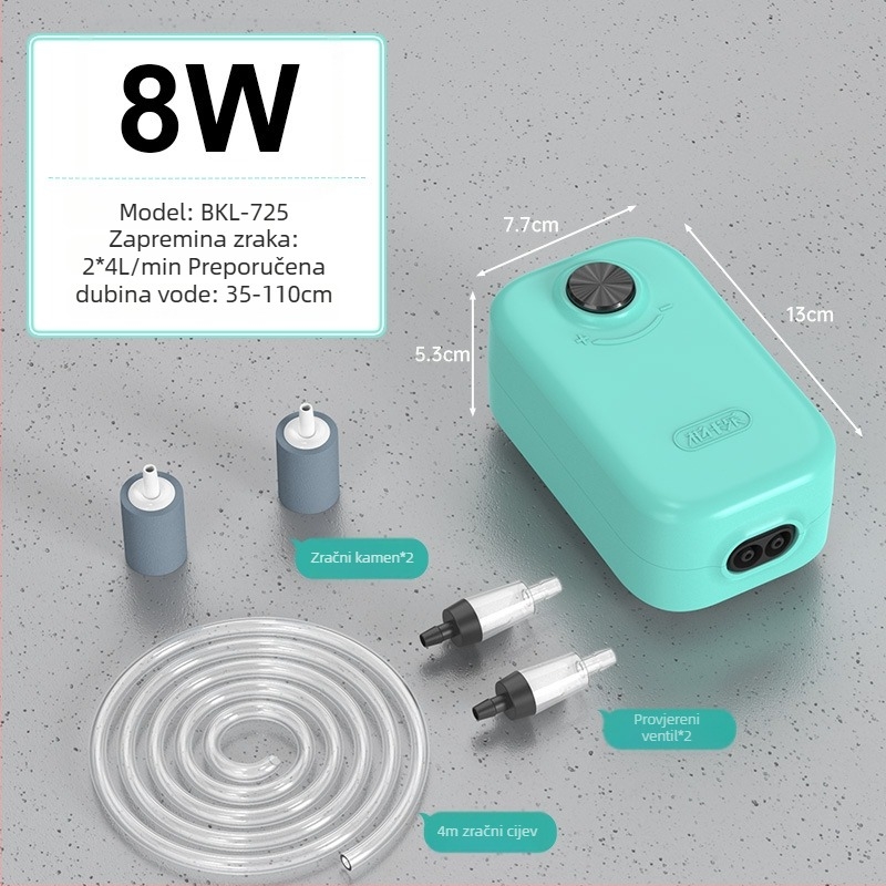 Akvarijska pumpa za kisik — tiho djelovanje, Marka Yinas, težina 176–706 g